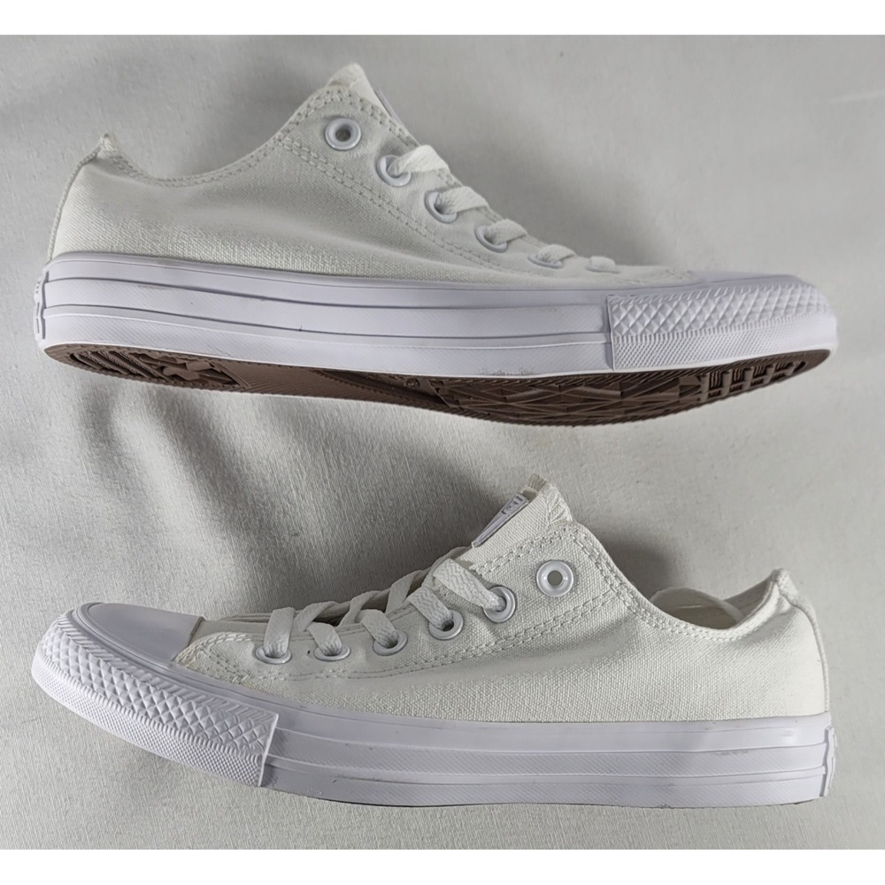 CONVERSE Chuck Taylor ALL STAR Classic Low Top White Unisex (1U647F) New Mens 6 - Picture 6 of 7